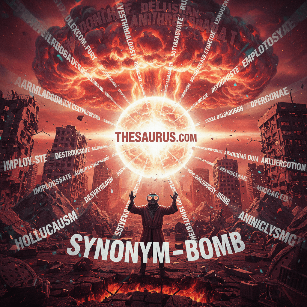 someone discovered thesaurus.com at 3am and it went nuclear