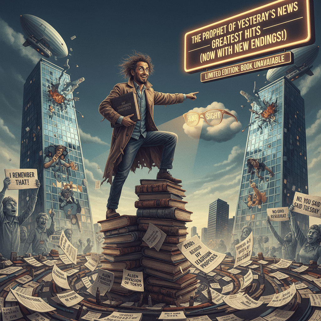 bro really said he predicted 9/11 in a book nobody can find