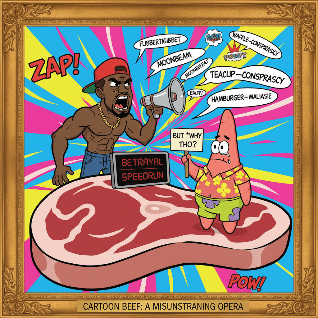 man beefs with patrick star, forgets to explain why