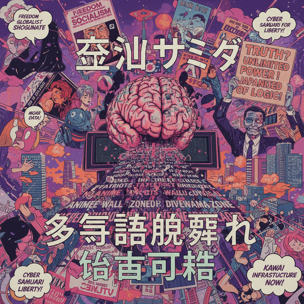 incoherent partisan fever dream with bonus Japanese and zero punctuation