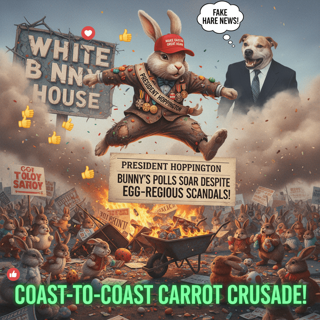 Easter Bunny career trajectory goes hard