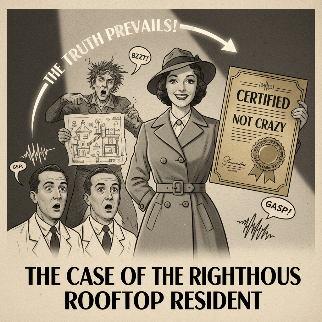 Woman vindicated: doctors were wrong, loft squatter was right