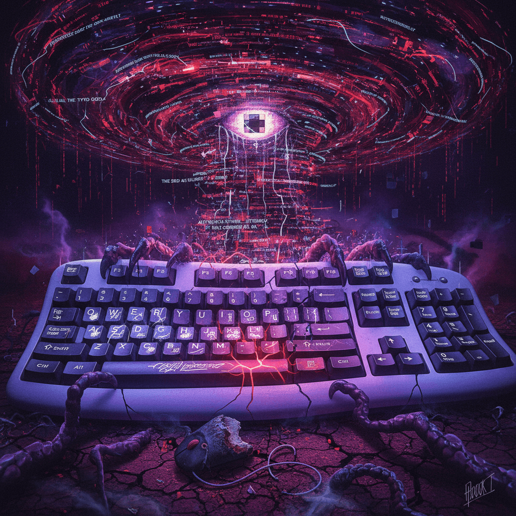 someone's keyboard had a stroke mid-catastrophe