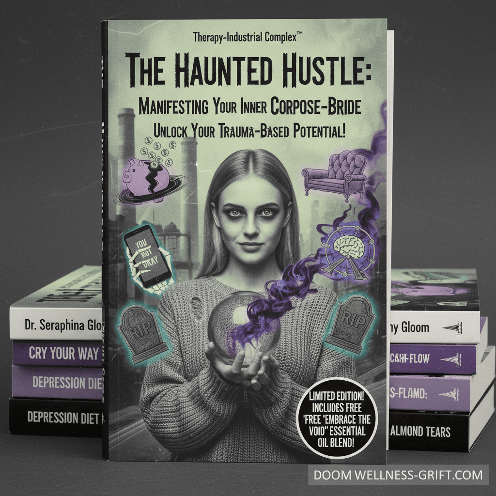 Haunted self-help book cover screams 'melancholic millennial energy'