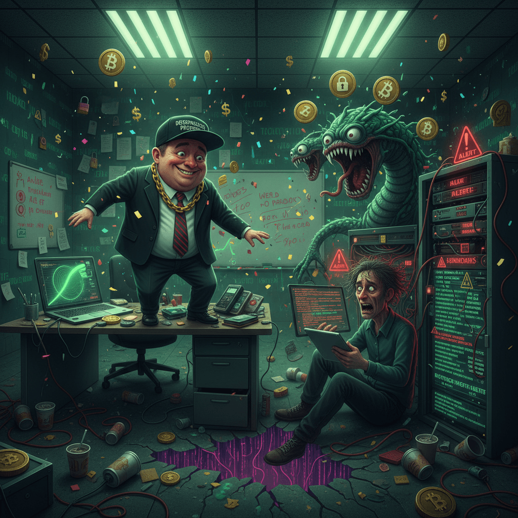 VP discovered crypto, CTO discovered anxiety