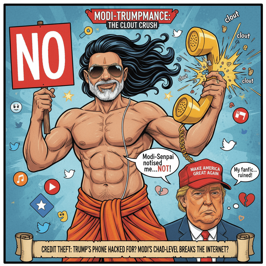 Modi said no to Trump's phonecall clout-chasing, apparently