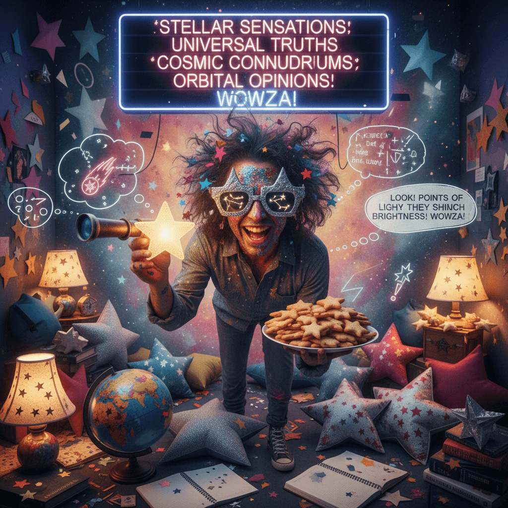 we have star things. incredible. truly riveting observation