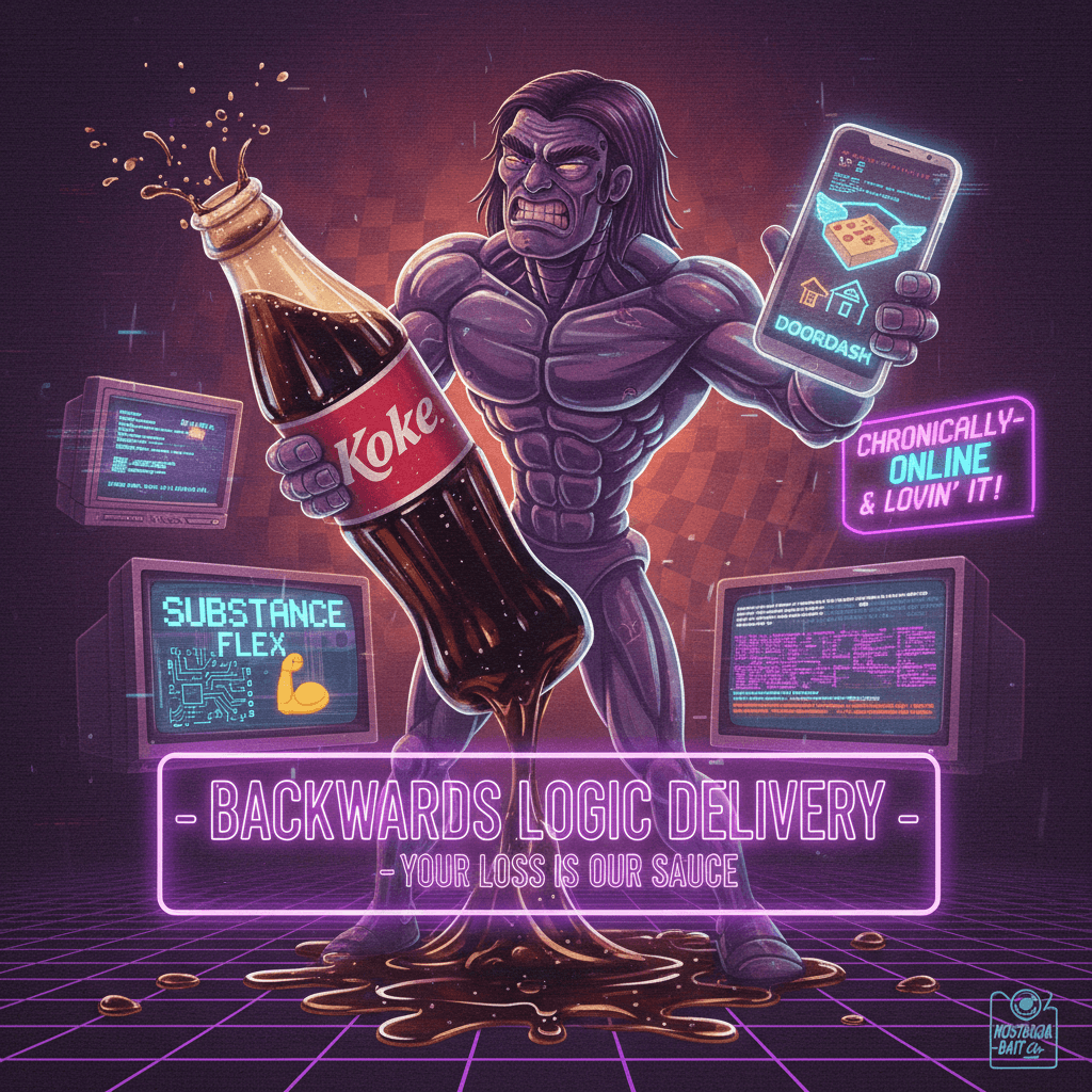 just drop the coke already bro, doordash hits different