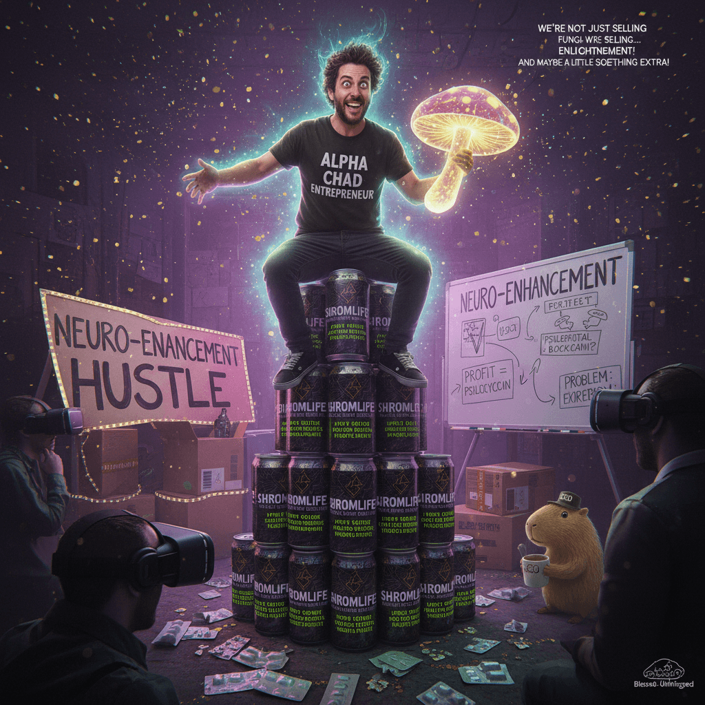 Built entire company solving problem nobody had, it's actually drugs