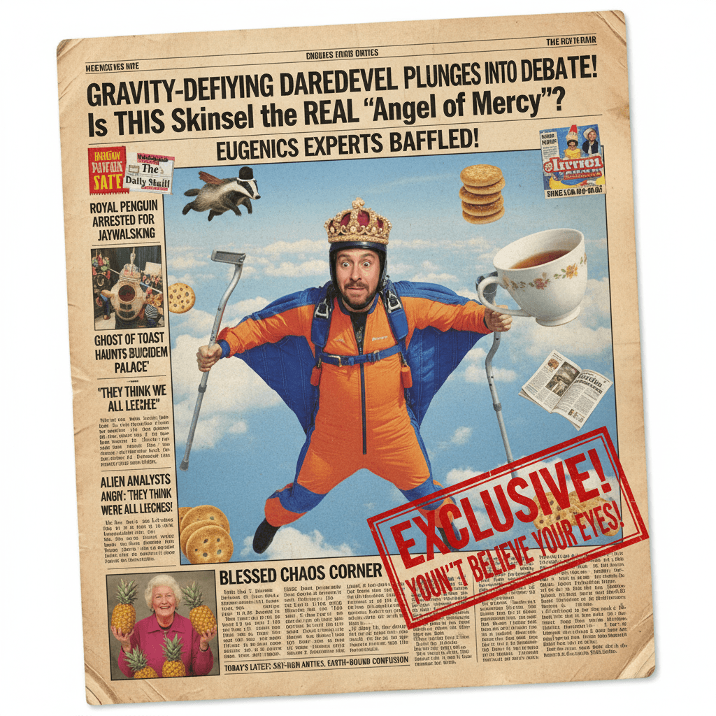 skydiving guy completely unrelated to uk euthanasia discourse