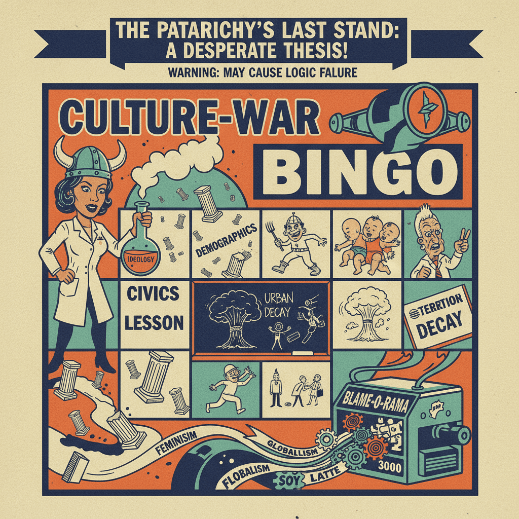 women + ideology = civilization collapse, a thesis in desperation