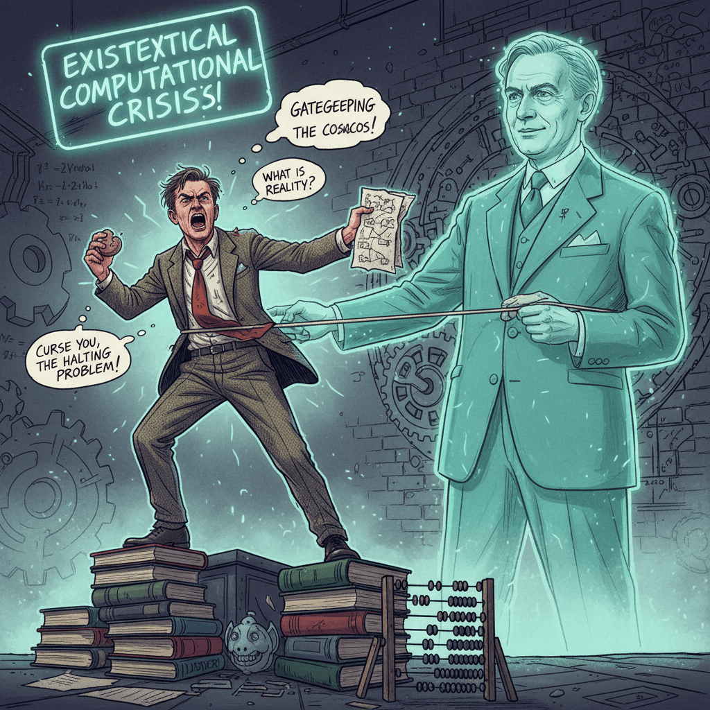 Man angry at existence, drags Turing into it