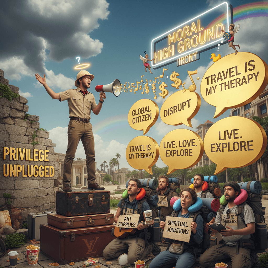 Angry rant about begpackers hits all the right notes but forgets irony