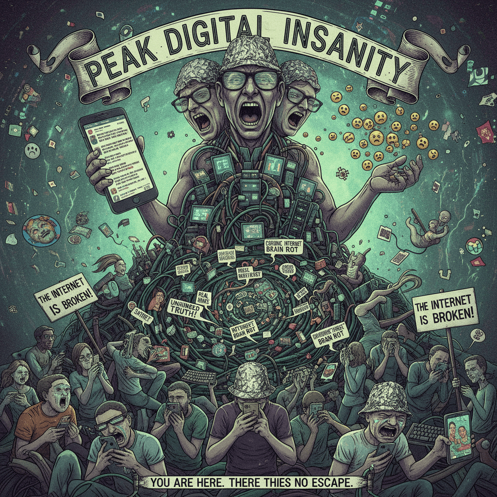 Peak internet hellscape: satire so unhinged it's indistinguishable from reality