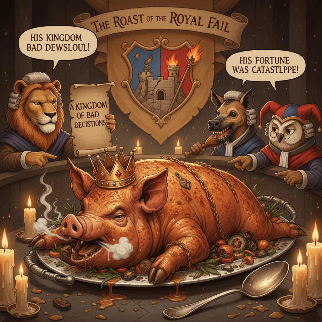 even privilege couldn't save him from himself