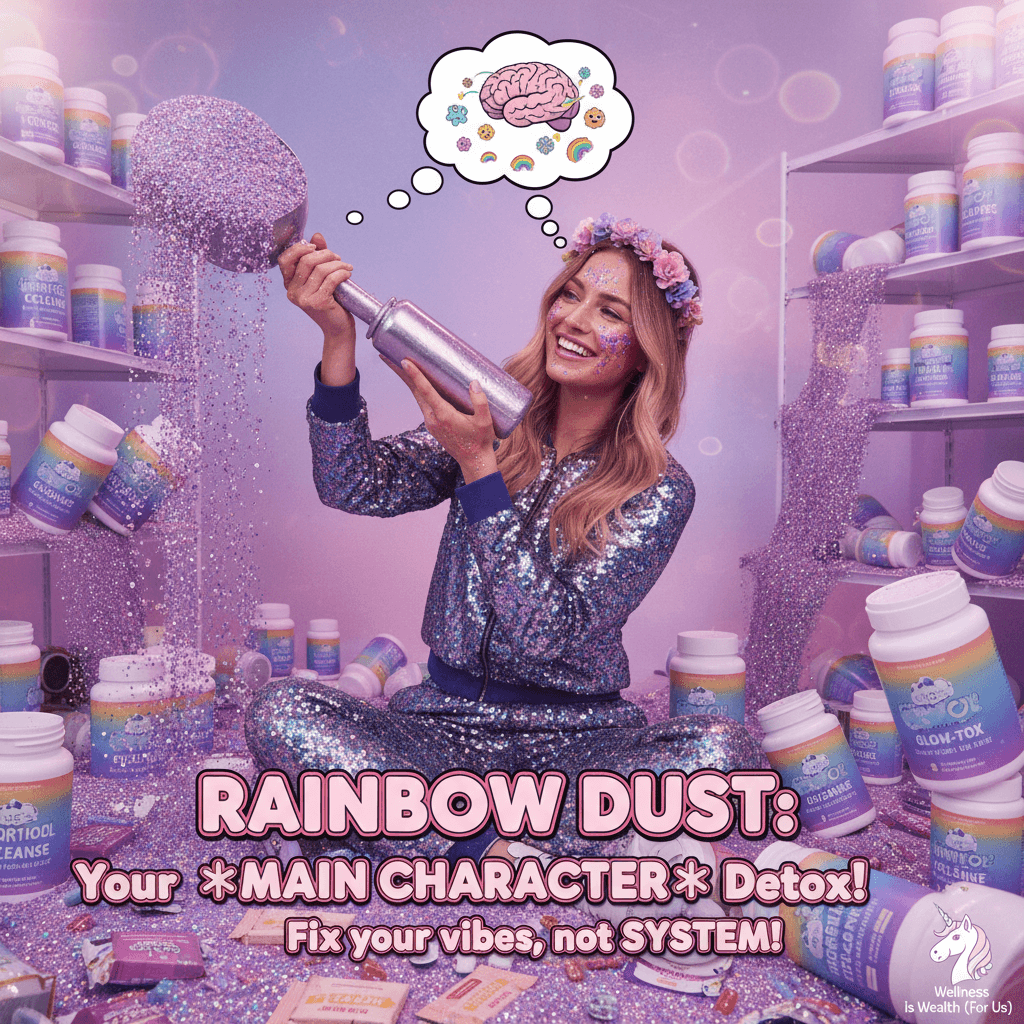 Selling desperation with glitter: Rainbow Dust fixes anxiety one overpriced scoop at a time