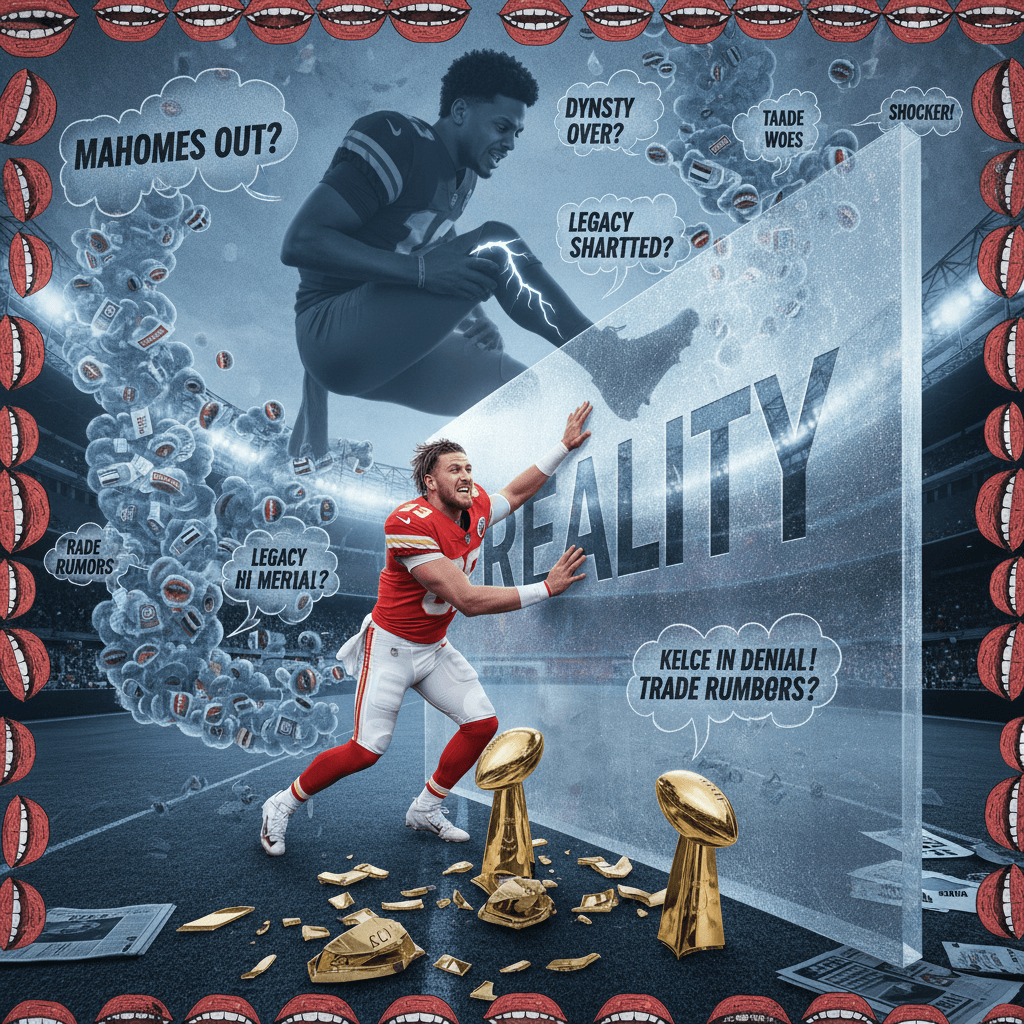 Kelce refuses to accept reality, Mahomes' ACL takes L