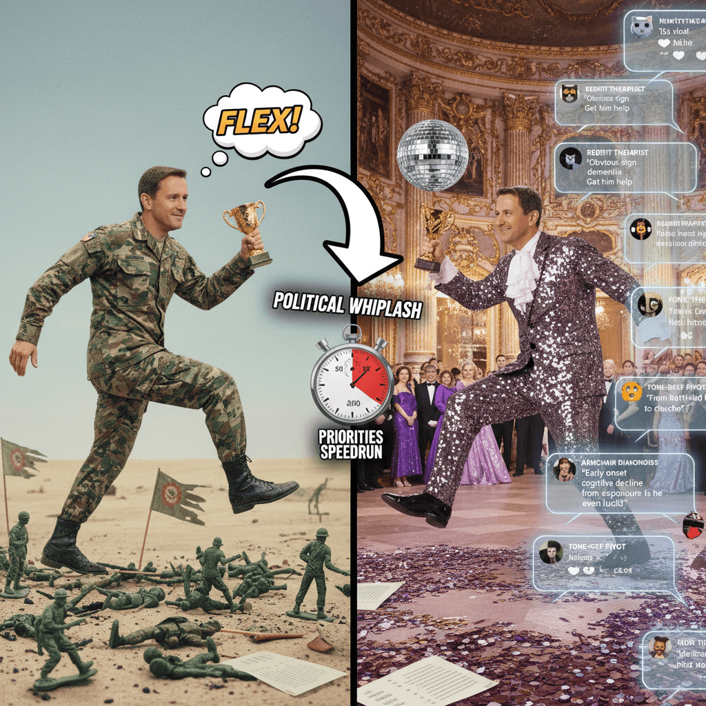 man pivots from dead soldiers to ballroom flex, reddit therapists diagnose dementia