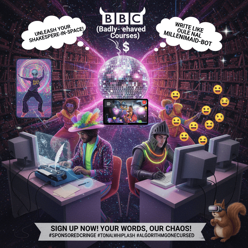 BBC tried to sell writing courses using vibes that don't vibe