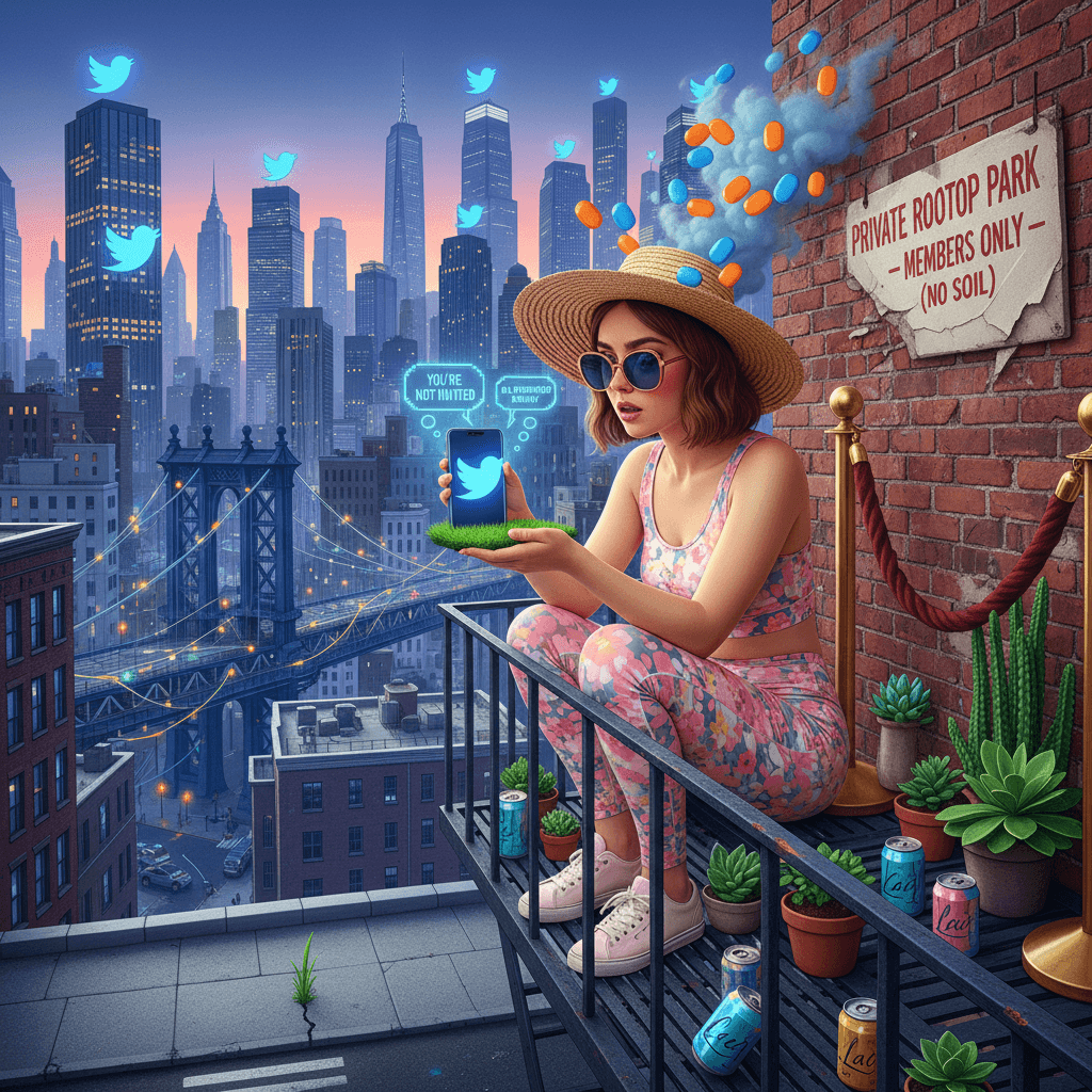 touch grass: the tweet