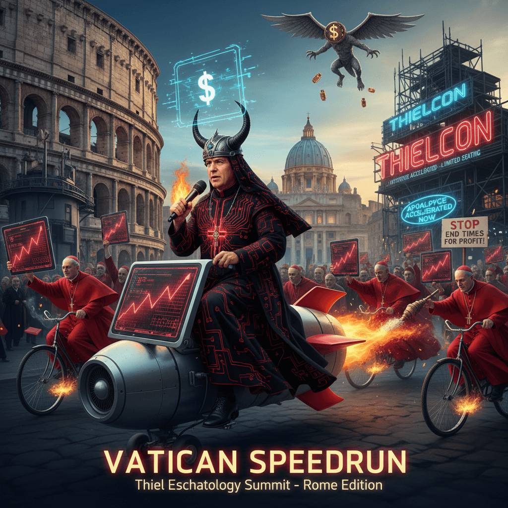 Peter Thiel's exclusive Antichrist lecture series hits Rome, Catholics concerned