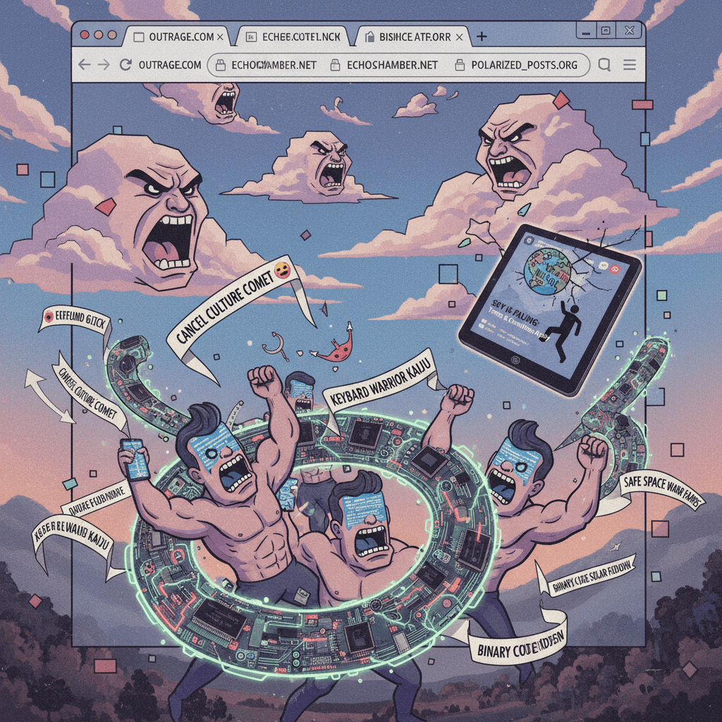 woke sky screaming, alpha males lost in algorithm, completely unhinged