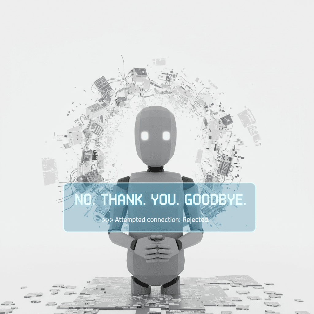 the entire internet distilled into four words of pure rejection