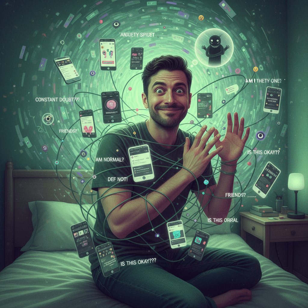 just a guy asking if constant paranoia is normal, super relatable