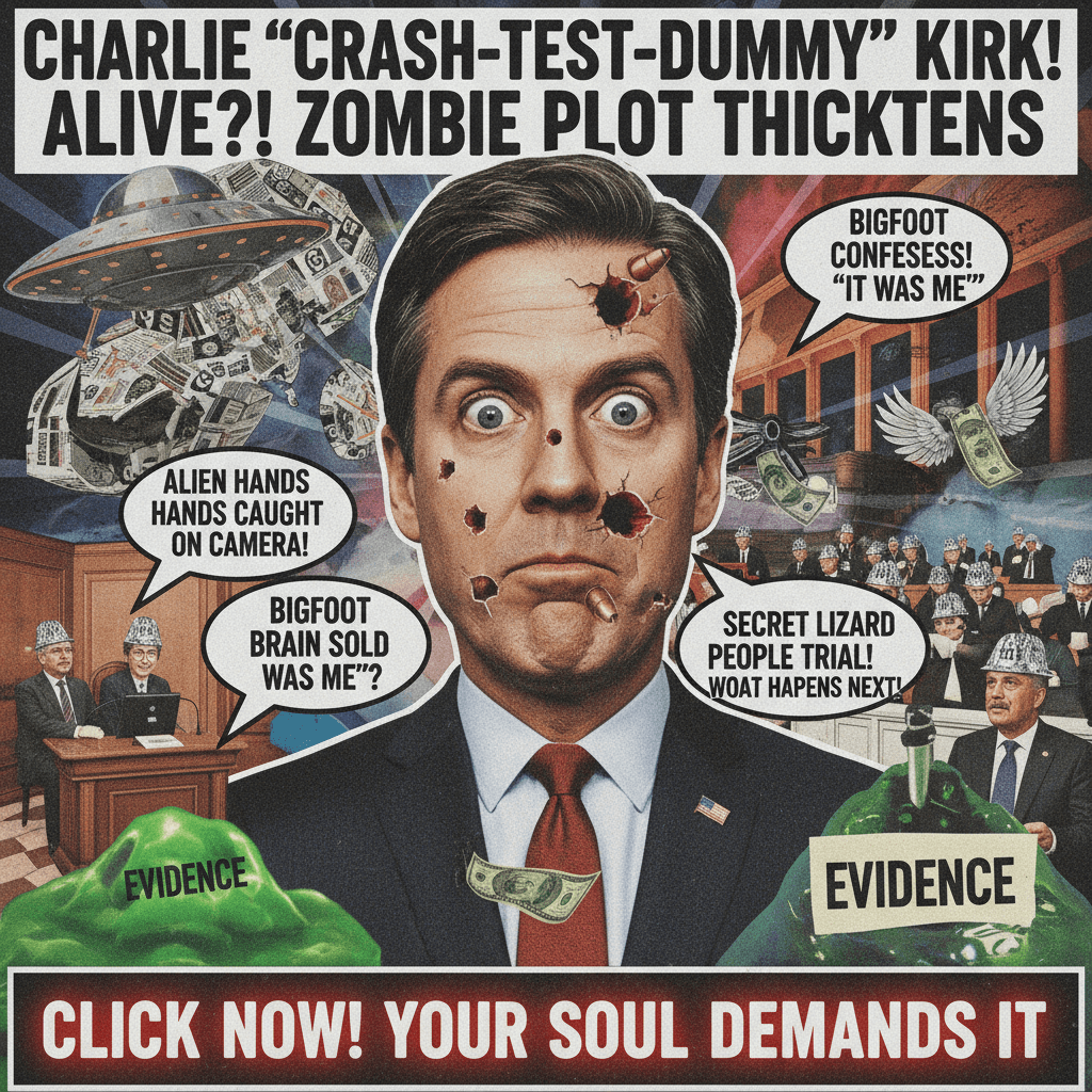 Charlie Kirk assassination saga hits peak tabloid unhinged