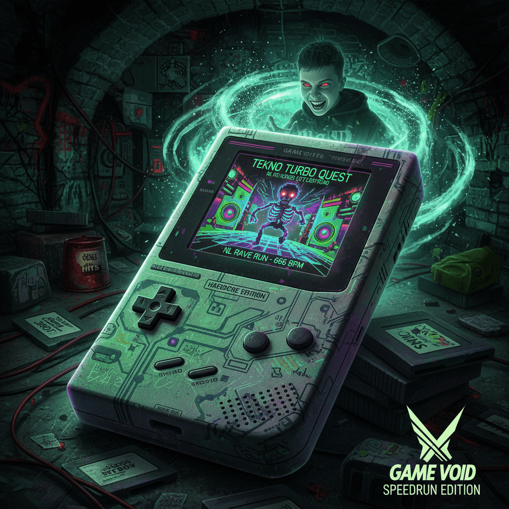 Game Boy but make it techno underground Netherlands speedrun