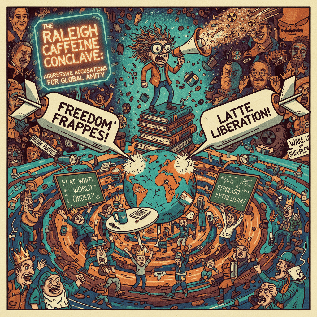 Raleigh cafe philosophers solve world peace through aggressive slurs