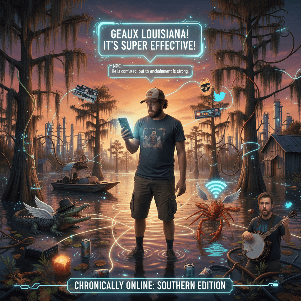 bro really said louisiana like it means something