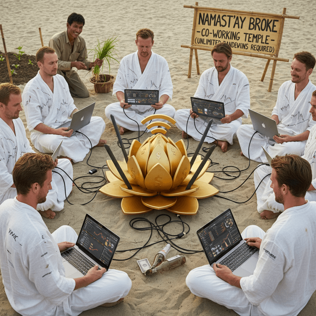 Broke expats in white linens aren't enlightened, just unemployed with better WiFi