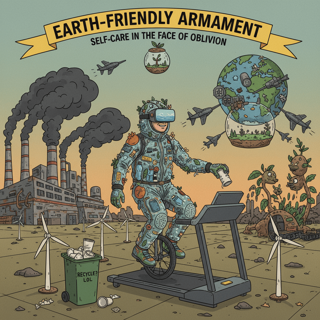 Individual environmental anxiety meets global military-industrial apocalypse