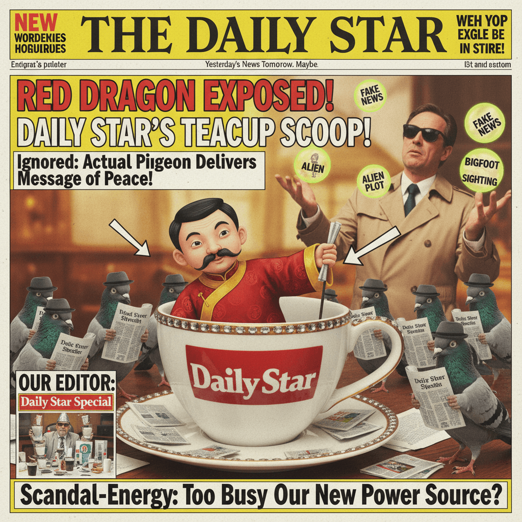 Daily Star discovers Chinese spies, ignores actual journalism