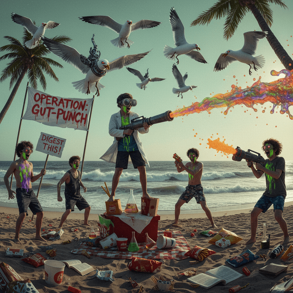 seagull massacre: when teenagers weaponize digestive science