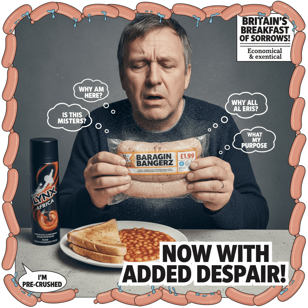 £1.99 sausages now come pre-seasoned with existential dread