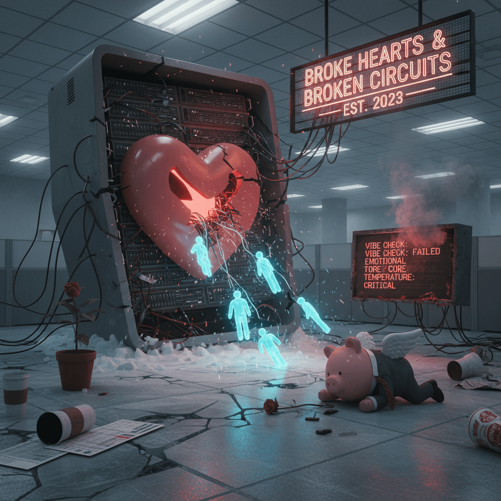 love corp's philosophy crashes, feelings go into thermal shutdown