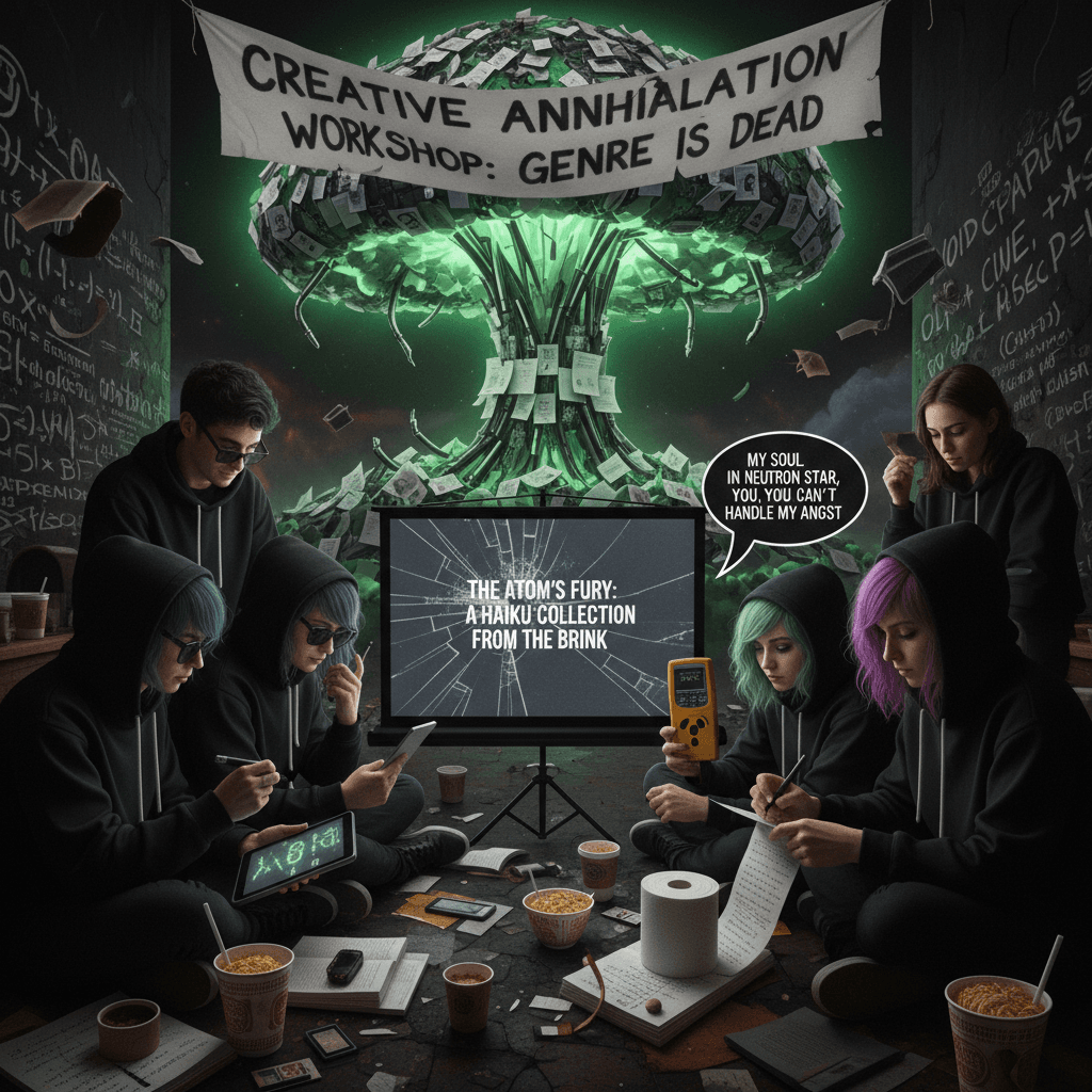 atomic angst meets creative writing workshop gone wrong