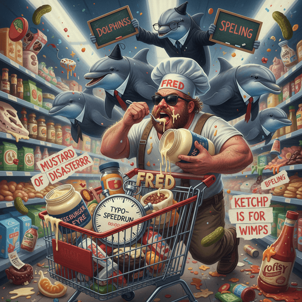 fred goes hard on mayo while dolphins judge your spelling