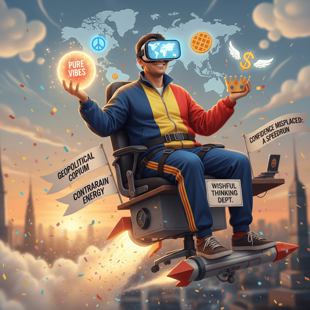 Belgian PM speedruns geopolitical analysis with pure vibes