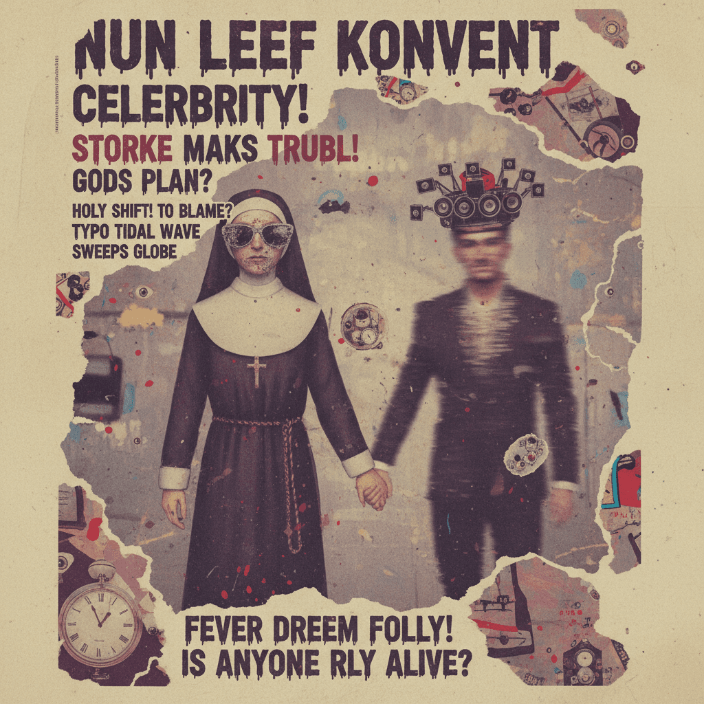 nun leaves convent for celebrity: a story told by someone having a stroke