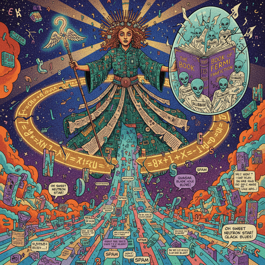 broke fermi's paradox with faith and comic sans energy