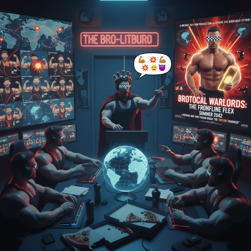 peak internet: treating hypermasculinity like geopolitical cinema