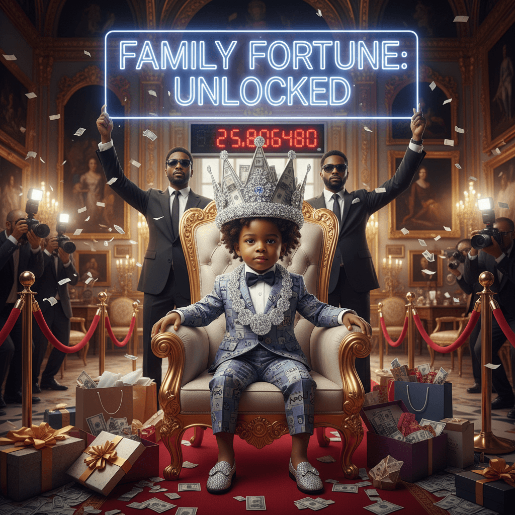 4yo rocks $4k accessory, parents' net worth has entered the chat