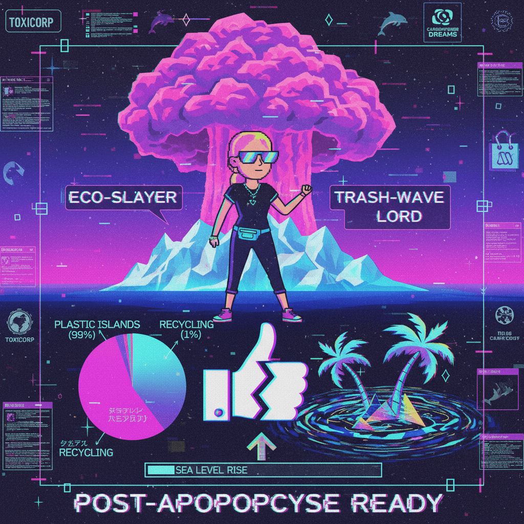 when your vaporwave aesthetic meets environmental catastrophe