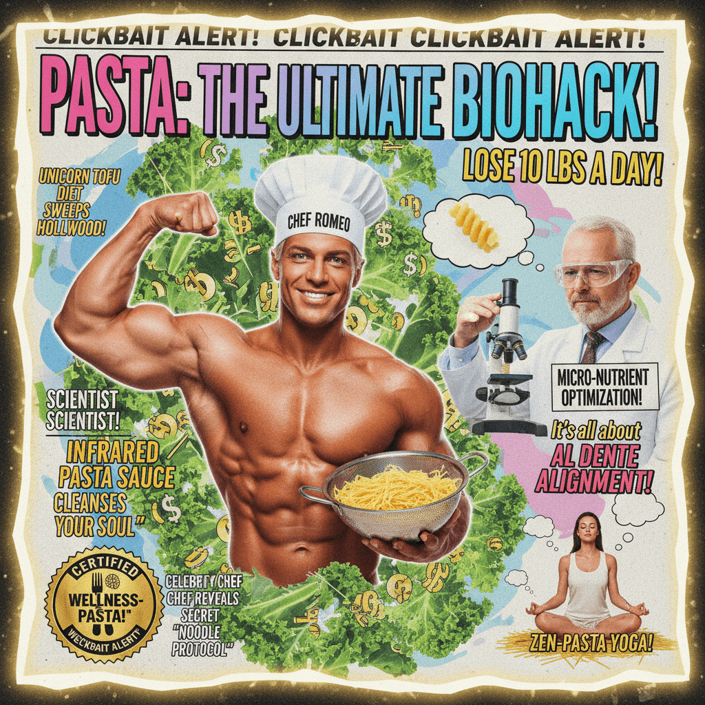 Tabloid discovers pasta is food, calls it biohacking