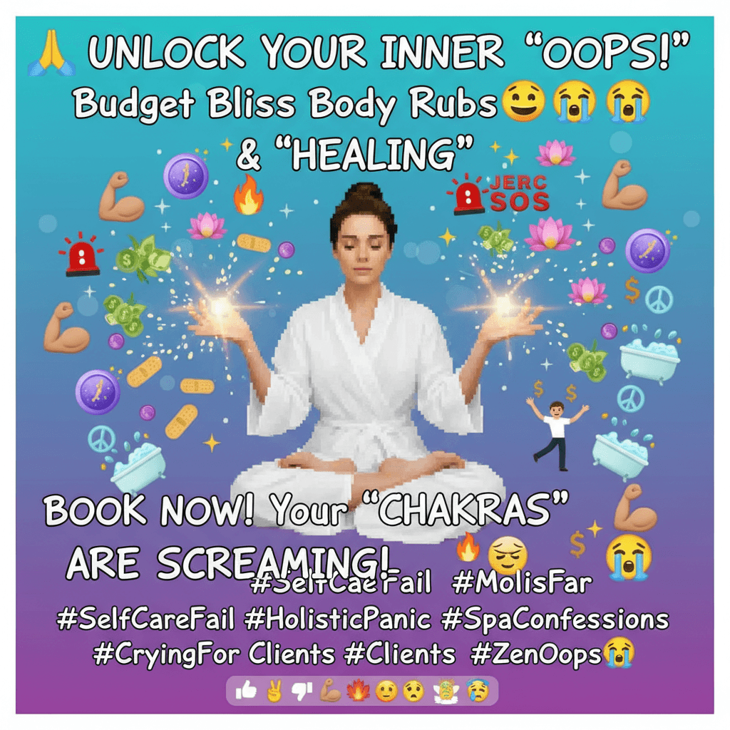 local massage therapist's cry for help disguised as holistic wellness
