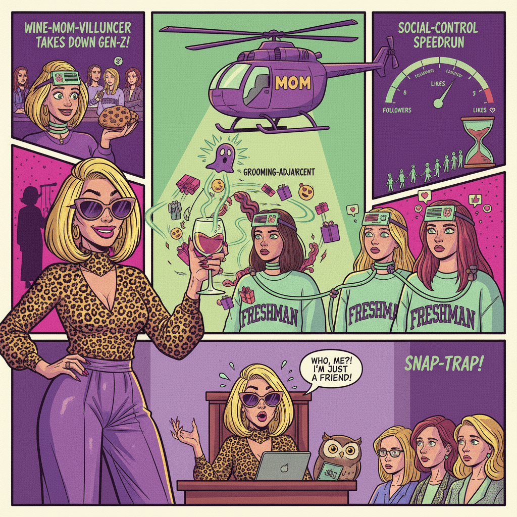 Mom befriends freshman girls, controls them via Snapchat, acts shocked at trial