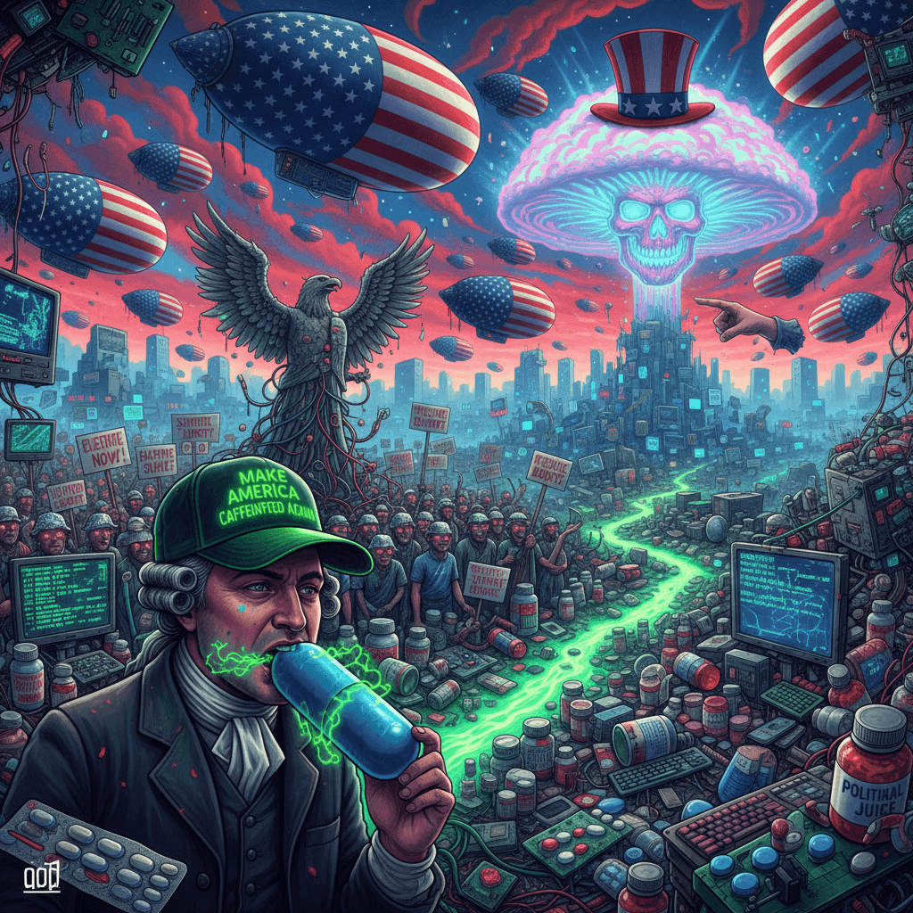 Freedom pills: because democracy tastes better with synthetic alkaloids